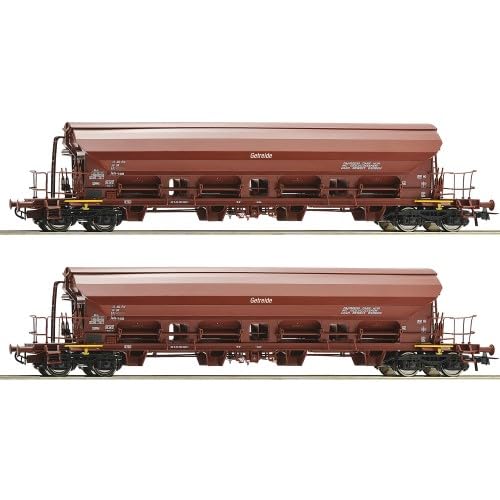 Roco 6600125 H0 2er Set Schwenkdachwagen Tads-y, DR, Ep. IV von Modellbahnshop Korn