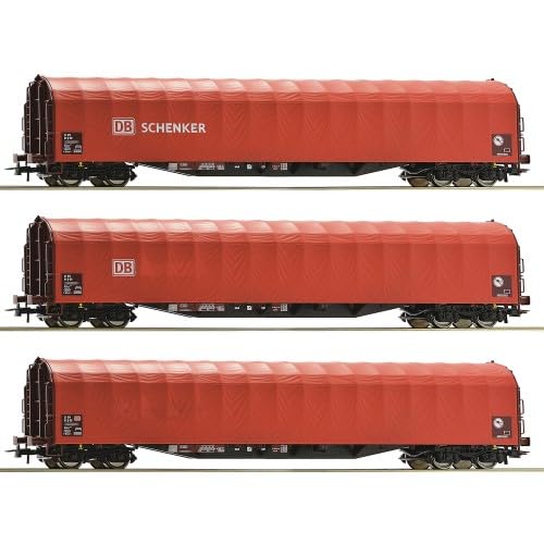 Roco 6600156 H0 3er Set Schiebeplanenwagen Rilns, DB AG, Ep. VI von Modellbahnshop Korn