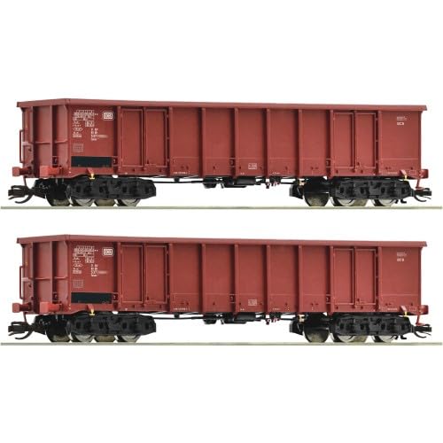 Roco 6680016 TT 2-TLG. Set: Offene Güterwagen, DB, Ep. IV von Modellbahnshop Korn