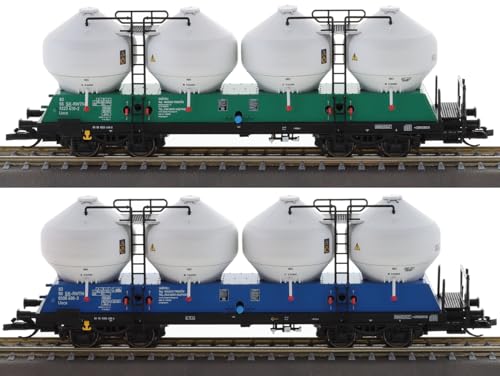 Tillig 01119 TT 2er Set Staubsilowagen Uacs 451.1, Raj-Wagon Trencin spol. s.r.o. von Modellbahnshop Korn