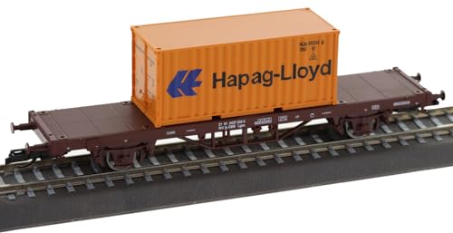 Tillig 17485 TT Containertragwagen Lgs mit einem 20' Container, ÖBB, Ep.VI von Modellbahnshop Korn