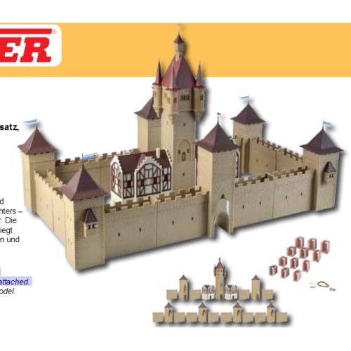 Vollmer 49910 Burg aus dem Mittelalter mit LED-Beleuchtung von Modellbahnshop Korn