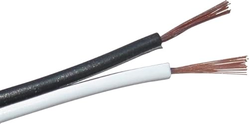 10m LIYZ Zwillingslitze 2x 0,14mm² weiß/schwarz von Modellbau Schönwitz