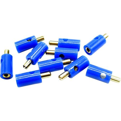 51397 Querlochstecker Bananenstecker 2,6mm blau (10 Stück) von Modellbau Schönwitz