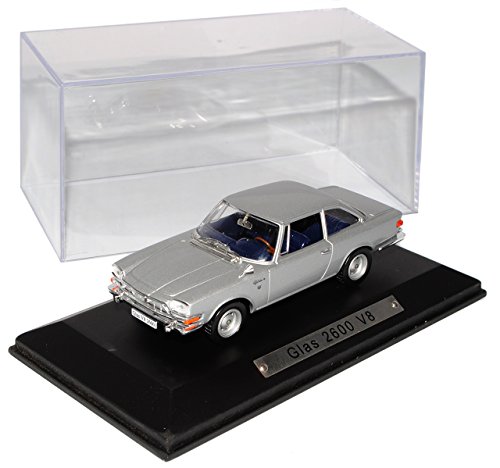 Glas 2600 V8 Coupe Silber Grau Norev 1/43 Atlas Sonderangebot Modell Auto von Modellcarsonline