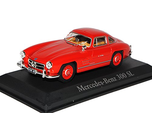 Modellcarsonline Mercedes-B 300SL Gullwing Rot Coupe Flügeltürer W198 1954-1963 1/43 Sonderangebot Modell Auto von Modellcarsonline
