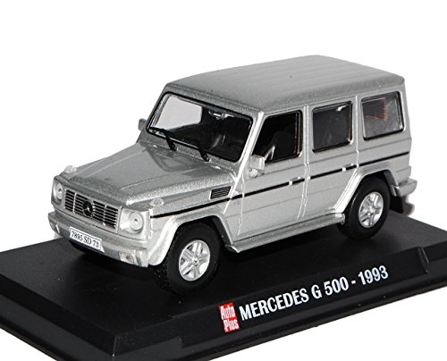 Modellcarsonline Mercedes-Benz G-Klasse G500 Silber V8 1993 W463 1/43 Sonderangebot Modell Auto mit individiuellem Wunschkennzeichen von Modellcarsonline