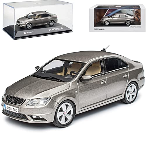 Modellcarsonline Seat Toledo Grau Limousine Ab 2012 1/43 Sonderangebot Modell Auto von Modellcarsonline