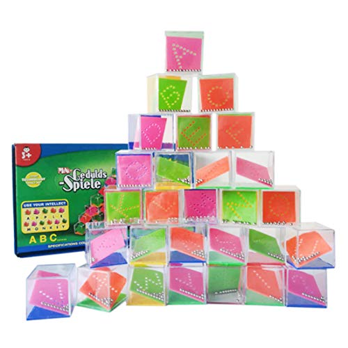 Alphabetisches Gleichgewichts-Labyrinth, Puzzle Labyrinth-Denksportaufgabe, Pädagogisches Spielzeug, Familie Und Erwachsene – 28 Verschiedene Arten von ModiTechX