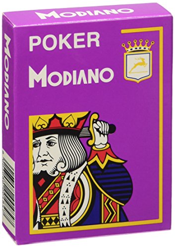 Modiano 300484 Spielkarten, Lila von Modiano