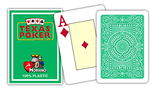 Modiano 3005461 Spielkarten, Dunkelgrün von Modiano