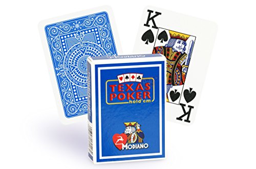 Modiano 3005466 Spielkarten, Mittelblau von Modiano