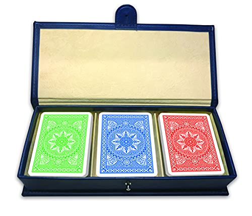 Modiano 3050107 Italy Spielkartenpackungen, Blau von Modiano