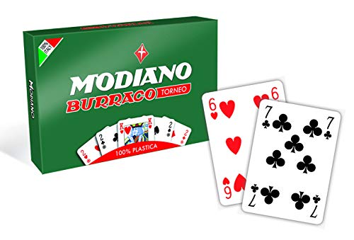 Modiano 300369 Spielkarten, Blue,red von Modiano