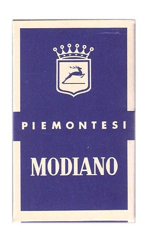 Modiano Piemontesi 3 Regionale Spielkarten Blau 300060 von Modiano