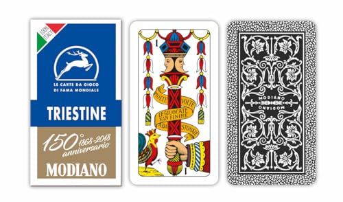 Modiano Blaue Triestine Spielkarten zum 150. Jahrestag Modiano Blaue Triestine Spielkarten zum 150. Jahrestag von Modiano