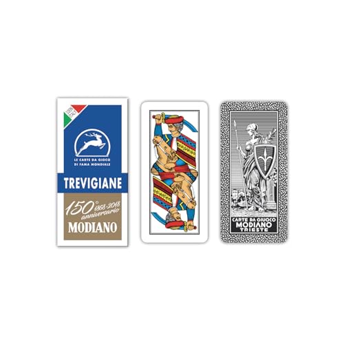 Modiano Regionale Spielkarten Trevigiane Jahrestag 150 Jahre blau 300139 Modiano Regionale Spielkarten Trevigiane Jahrestag 150 Jahre blau 300139 von Modiano