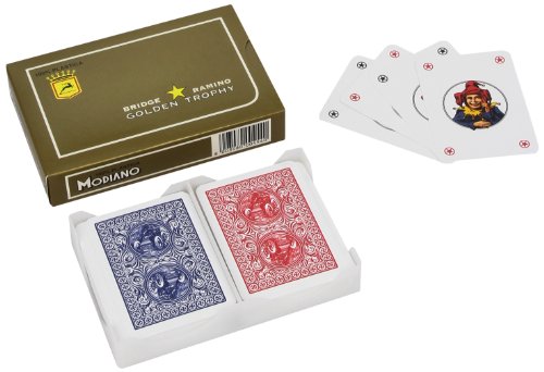 Modiano 300454 Poker Spielkarten, Golden von Modiano