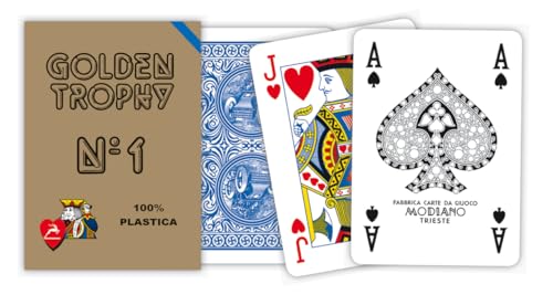 Modiano 300450 Poker pokerkarten, Blau Modiano 300450 Poker pokerkarten, Blau von Modiano