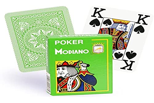 Modiano 300486 Spielkarten, Hellgrün von Modiano