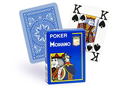 Modiano 300488 Italy Poker 4 Jumbo Index hellblau von Modiano