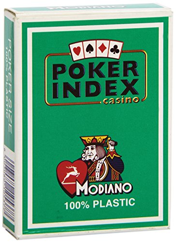 Modiano Texas Poker 4 Mini Index grün - Texas Poker von Modiano
