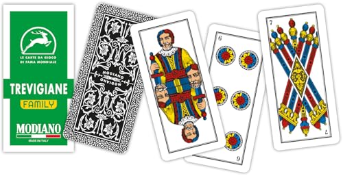 Modiano Trevigiane Green Family Spielkarten von Modiano
