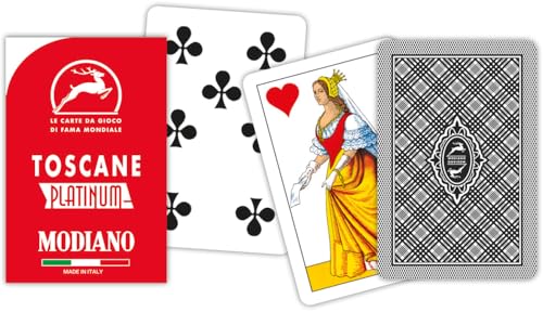 Modiano toskanische Karten Platinum 100% Kunststoff von Modiano