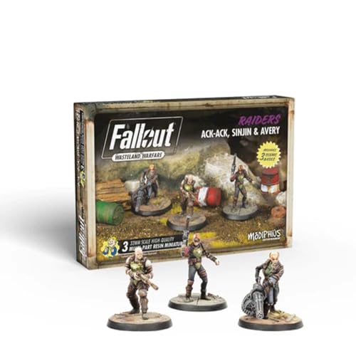 Fallout Wasteland Warfare Ack Ack, Sinjin & Avery Fallout Minis von Modiphius