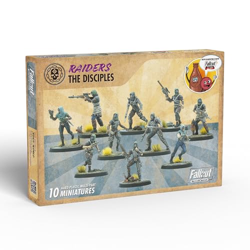 Modiphius Entertainment | Fallout Wasteland Warfare | Raiders: The Disciples | Miniatures | Unpainted Modiphius Entertainment | Fallout Wasteland Warfare | Raiders: The Disciples | Miniatures | Unpainted von Modiphius