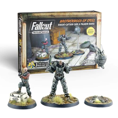Modiphius Entertainment | Fallout Wasteland Warfare | Brotherhood of Steel: Knight-Captain Cade | Miniatures | Unpainted Modiphius Entertainment | Fallout Wasteland Warfare | Brotherhood of Steel: Knight-Captain Cade | Miniatures | Unpainted von Modiphius
