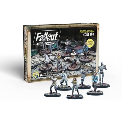 Modiphius Entertainment | Fallout Wasteland Warfare | Railroad: Core Box | Miniatures | Unpainted Modiphius Entertainment | Fallout Wasteland Warfare | Railroad: Core Box | Miniatures | Unpainted von Modiphius