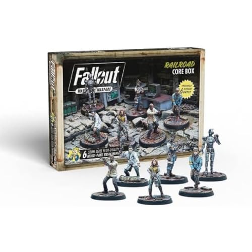 Modiphius Entertainment Fallout Wasteland Warfare Railroad Core Box von Modiphius