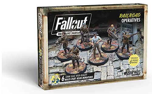 Modiphius Entertainment Fallout Wasteland Warfare Railroad Operatives von Modiphius