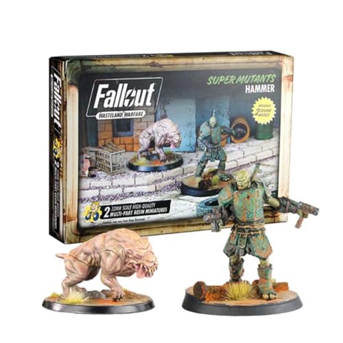 Modiphius Entertainment | Fallout Wasteland Warfare | Super Mutants: Hammer | Miniatures | Unpainted Modiphius Entertainment | Fallout Wasteland Warfare | Super Mutants: Hammer | Miniatures | Unpainted von Modiphius