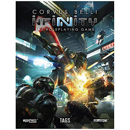 Modiphius Entertainment Infinity: Tags (Tactical Armoured Gears) – Taschenbuch, RPG von Modiphius
