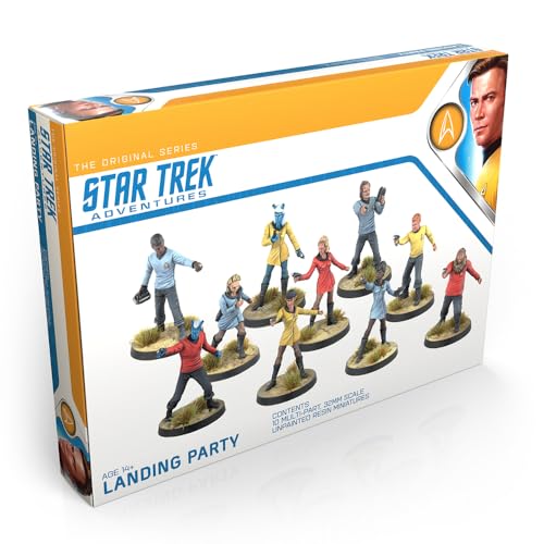 Star Trek Adventures Original Series Landing Party 32mm Minis Box Set von Modiphius