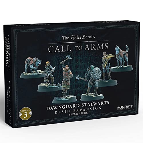 Modiphius Entertainment | The Elder Scrolls: Call to Arms | Dawnguard Stalwarts | Miniature Game | Unpainted Modiphius Entertainment | The Elder Scrolls: Call to Arms | Dawnguard Stalwarts | Miniature Game | Unpainted von Modiphius