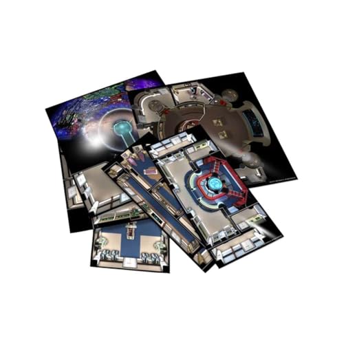 Modiphius MUH051076 Star Trek The Next Generation Sternenflotte Deck Fliesen Abenteuer Zubehör Mehrfarbig von Modiphius