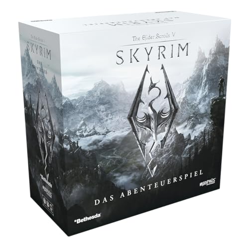 Modiphius Games, The Elder Scrolls V – Skyrim: Das Abenteuerspiel, Expertenspiel, Brettspiel, 1-4 Spieler, Ab 14+ Jahren, 90 Minuten, Deutsch von Asmodee