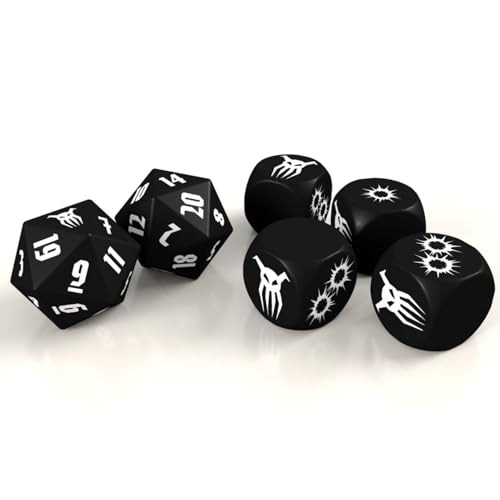Achtung! Cthulhu 2d20: Black Sun Dice Set Achtung! Cthulhu 2d20: Black Sun Dice Set von Modiphius