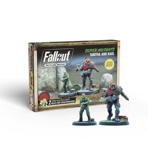 Modiphius Entertainment Fallout Wasteland Warfare Super Mutants Tabitha and Raul von Modiphius Entertainment