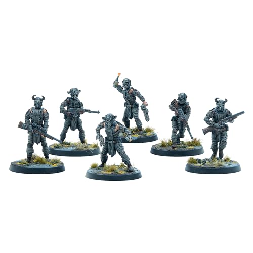Modiphius Entertainment | Fallout Wasteland Warfare | Cult of The Mothman: Followers | Miniatures | Unpainted Modiphius Entertainment | Fallout Wasteland Warfare | Cult of The Mothman: Followers | Miniatures | Unpainted von Modiphius