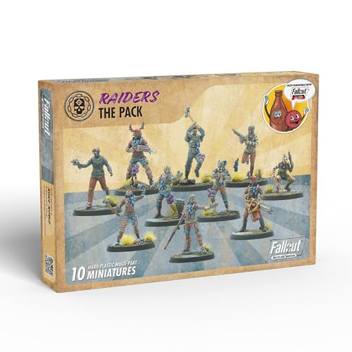 Modiphius Entertainment | Fallout Wasteland Warfare | Raiders: The Pack | Miniatures | Unpainted Modiphius Entertainment | Fallout Wasteland Warfare | Raiders: The Pack | Miniatures | Unpainted von Modiphius