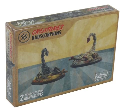 Modiphius Entertainment | Fallout Wasteland Warfare | Creatures: Radscorpions | Miniatures | Unpainted von Modiphius