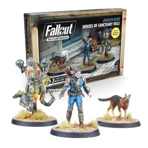Modiphius Entertainment | Fallout Wasteland Warfare | Survivors: Heroes of Sanctuary Hills | Miniatures | Unpainted Modiphius Entertainment | Fallout Wasteland Warfare | Survivors: Heroes of Sanctuary Hills | Miniatures | Unpainted von Modiphius