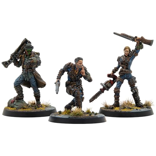Modiphius Entertainment Fallout: Miniatures - Unaligned: Legends of Vault 76-3 Figuren aus Kunstharz, Appalachia Wave, unlackiert & unmontiert, lizenziert Modiphius Entertainment Fallout: Miniatures - Unaligned: Legends of Vault 76-3 Figuren aus Kunstharz, Appalachia Wave, unlackiert & unmontiert, lizenziert von Modiphius