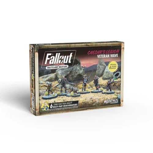 Modiphius Entertainment | Fallout Wasteland Warfare | Caesar's Legion: Veteran Wave | Miniatures | Unpainted Modiphius Entertainment | Fallout Wasteland Warfare | Caesar's Legion: Veteran Wave | Miniatures | Unpainted von Modiphius