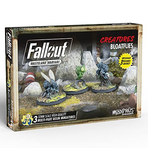 Modiphius Entertainment | Fallout Wasteland Warfare | Creatures: Bloatflies | Miniatures | Unpainted Modiphius Entertainment | Fallout Wasteland Warfare | Creatures: Bloatflies | Miniatures | Unpainted von Modiphius