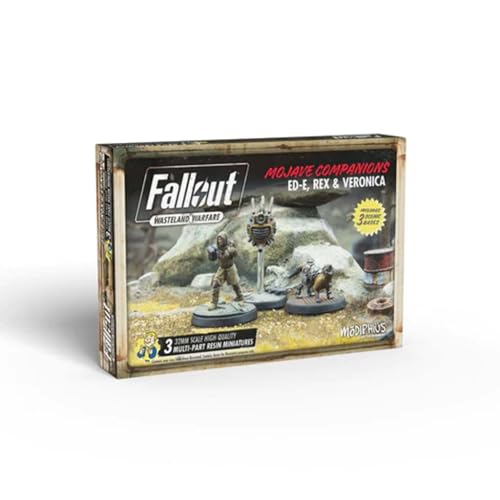 Modiphius Entertainment Fallout Wasteland Warfare Ed-E, Rex and Veronica von Modiphius